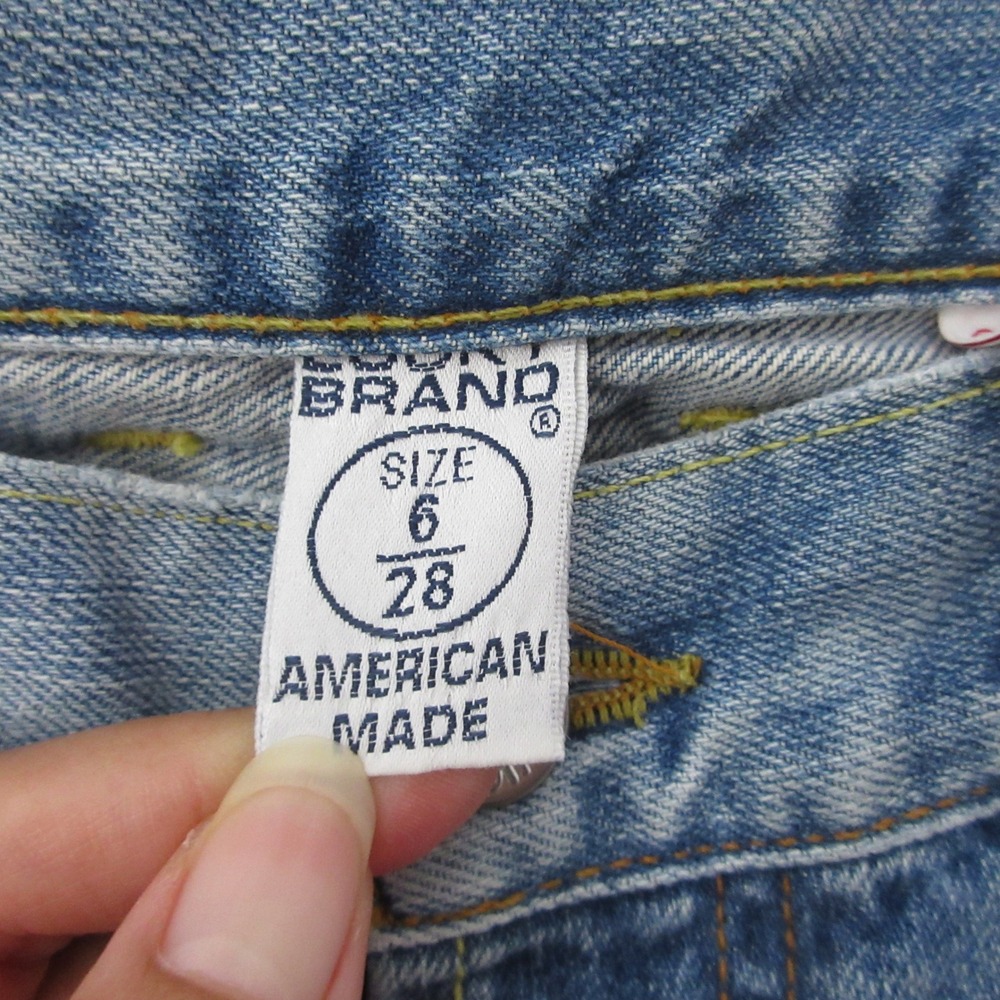 Vintage Lucky Brand Jeans Dungaree Easy Rider Bootleg Distressed Button‎ Fly USA - Picture 5 of 14